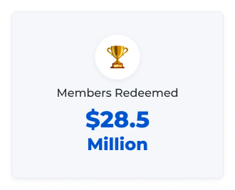 Members Redeemed $28.5 Million