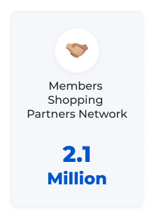 Members Shopping Partners Network 2.1 Million