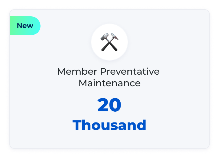 Member Preventative Maintenance 20 Thousand