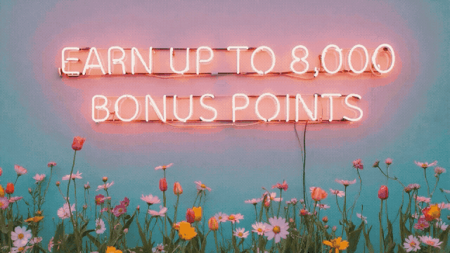 EARN UP TO 8,000 BONUS POINTS