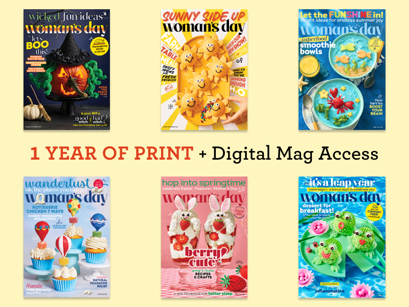 1 year of print + digital mag access