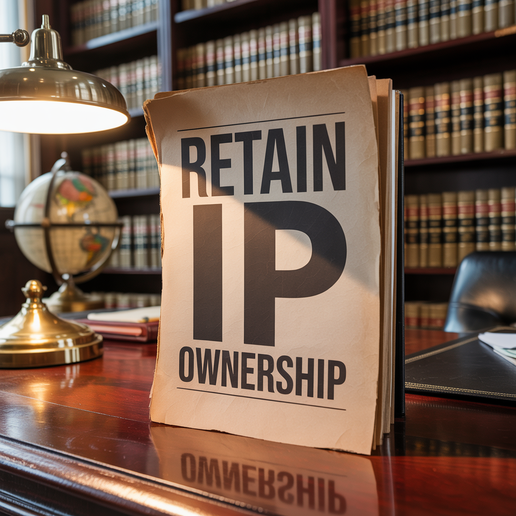 Retain IP ownership. Links to site