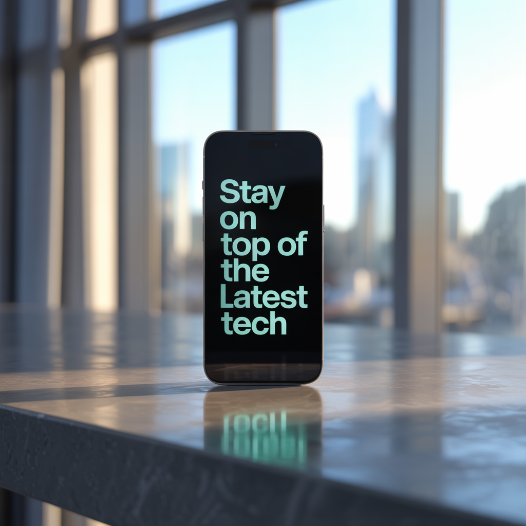 Stay on top of the latest tech. Links to site