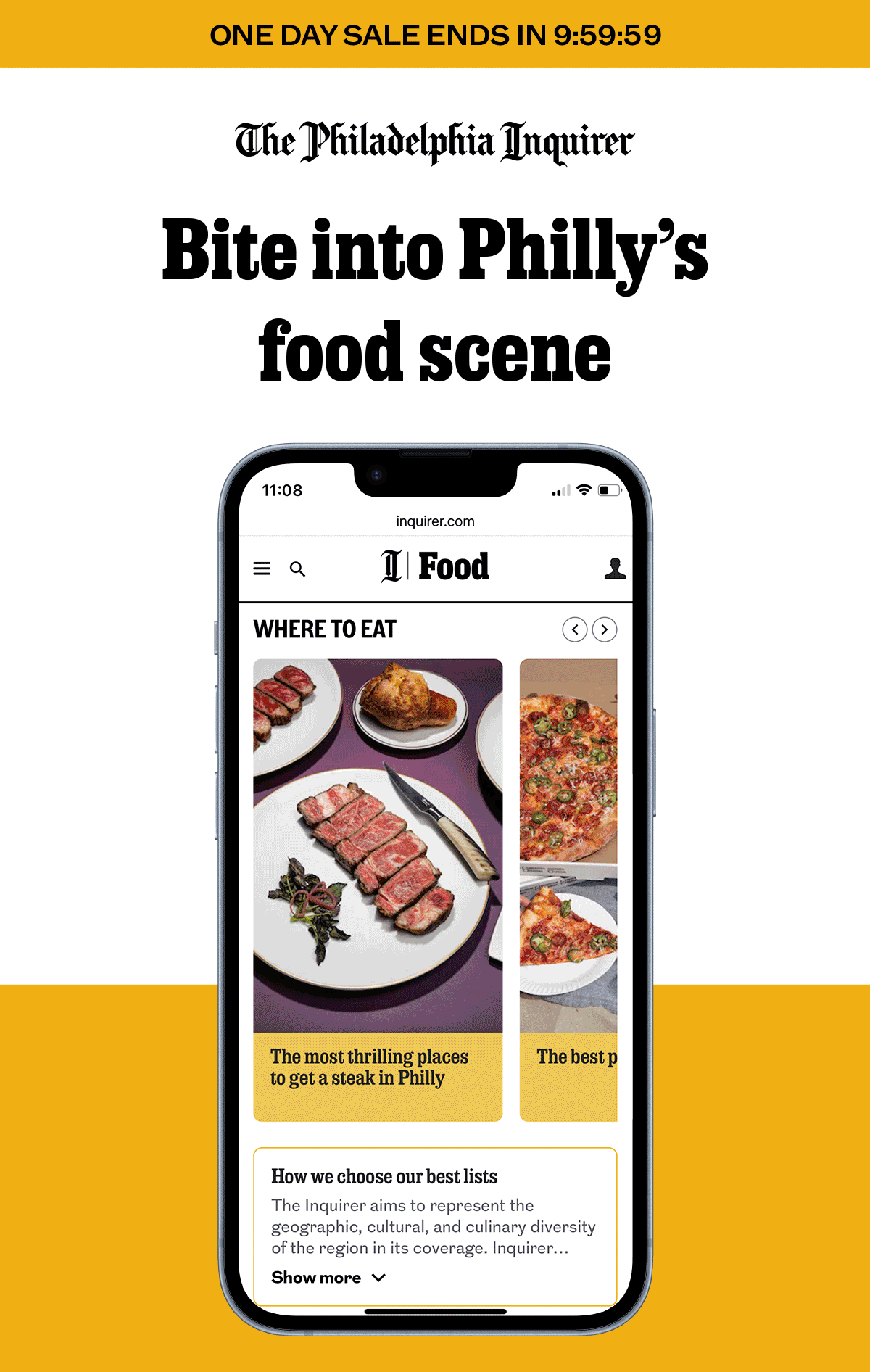 The Philadelphia Inquirer: One Day Sale: Bite into Philly's Food scene