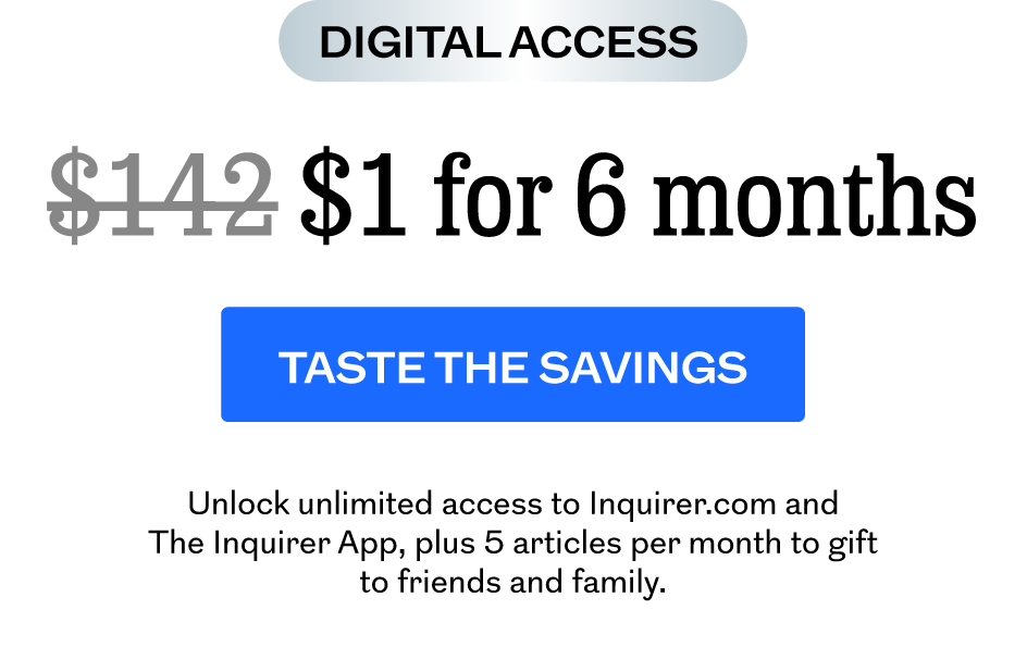 Digital Access: $1 for 6 months