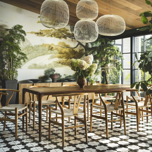Dining room featured in House Beautiful