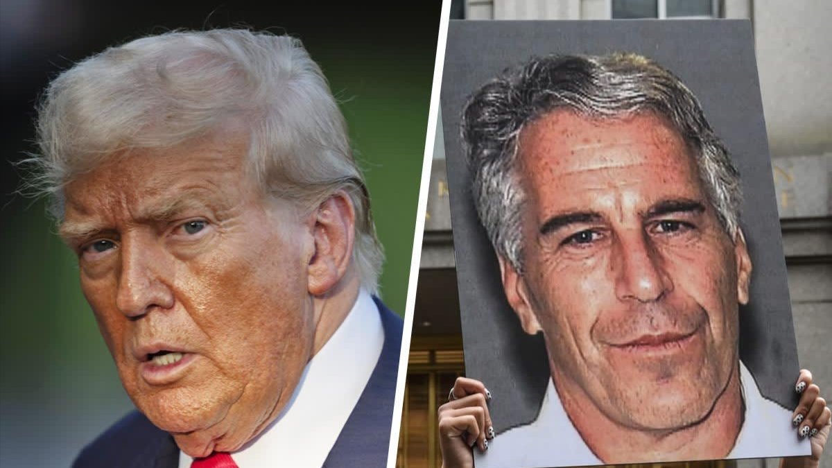 Donald Trump and Jeffrey Epstein