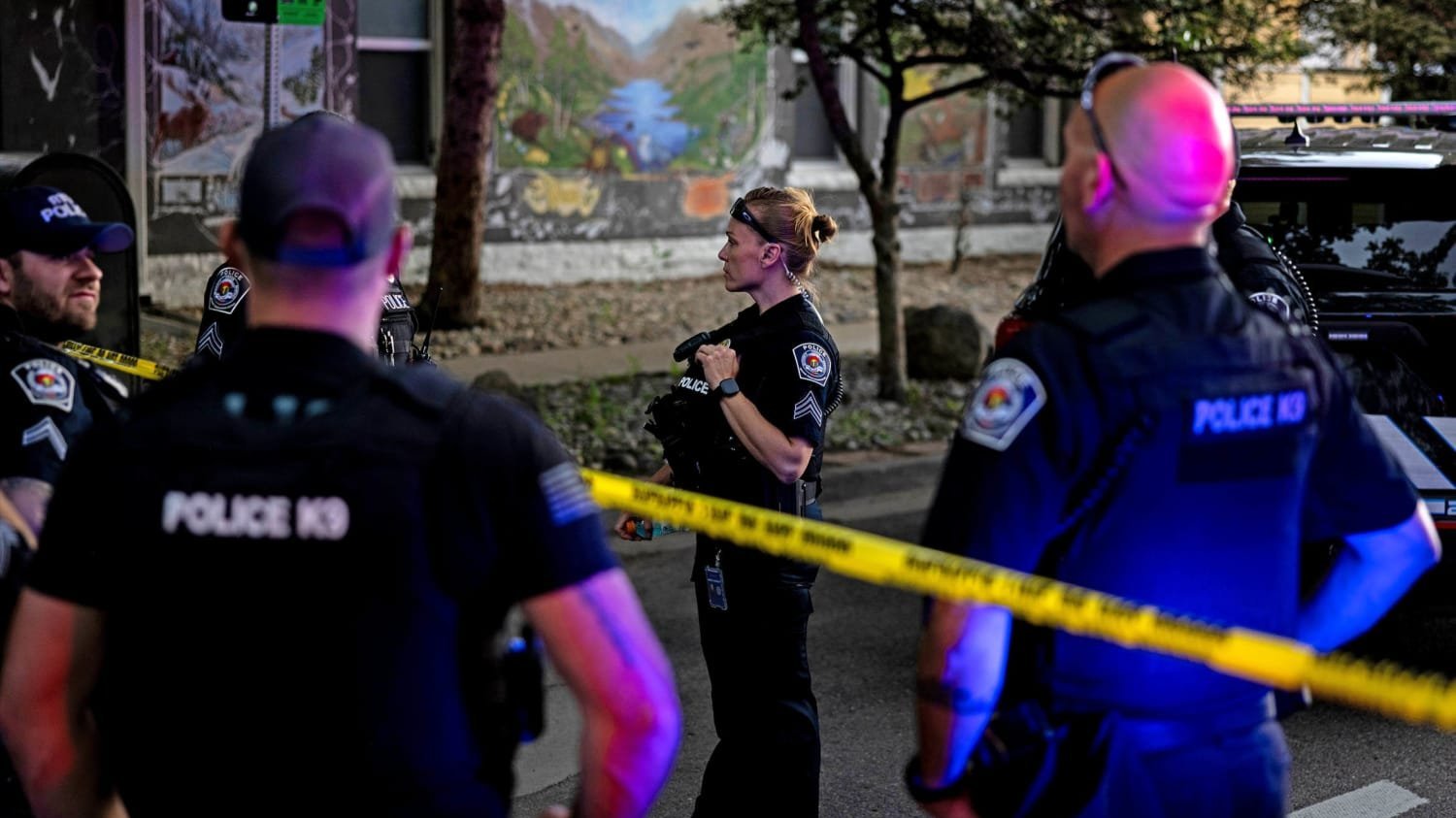 Crime scene in Boulder, Colorado