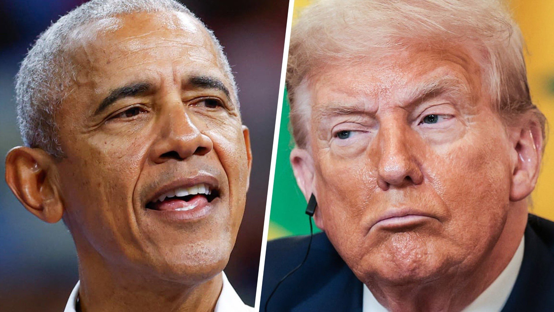 Barack Obama and Donald Trump