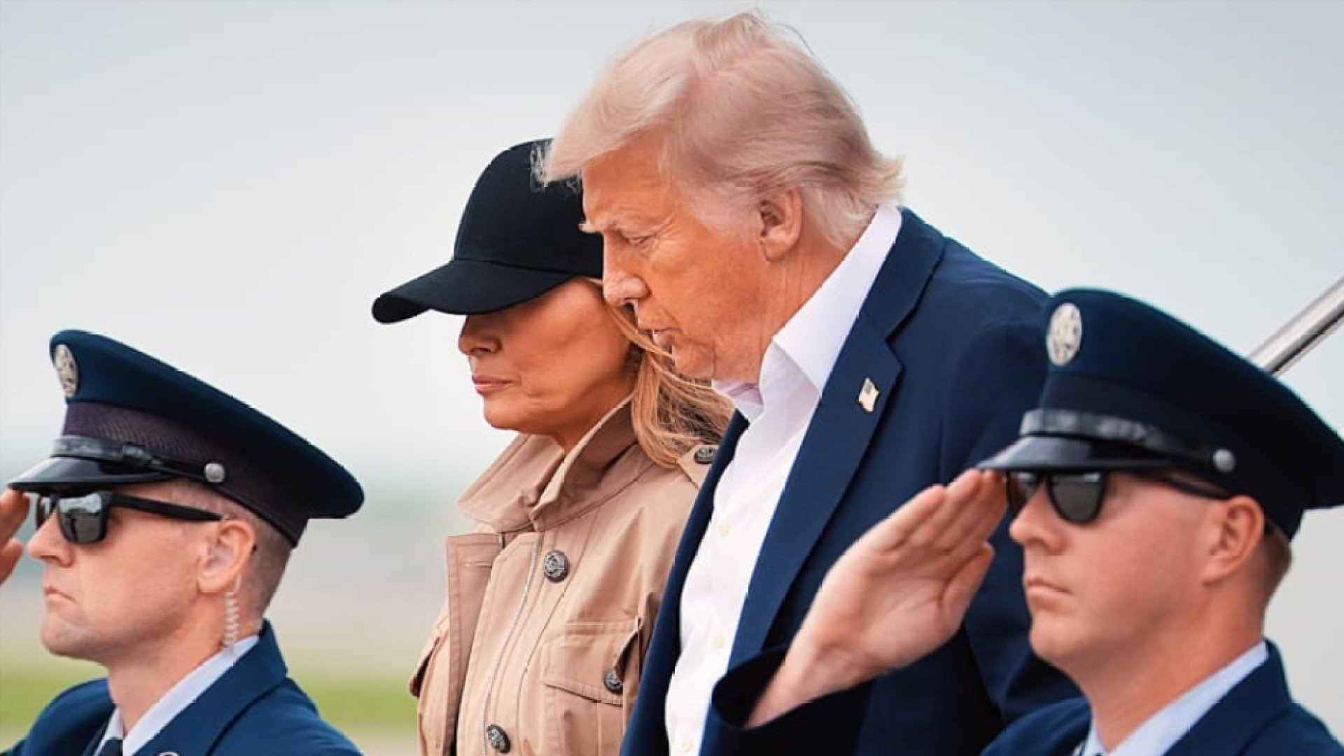 President Trump and first lady Melania Trump