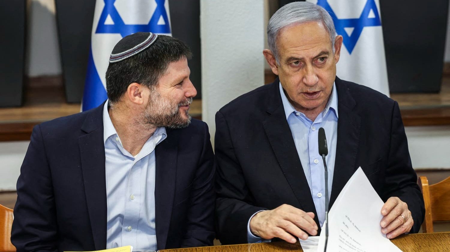 Benjamin Netanyahu and Bezalel Smotrich