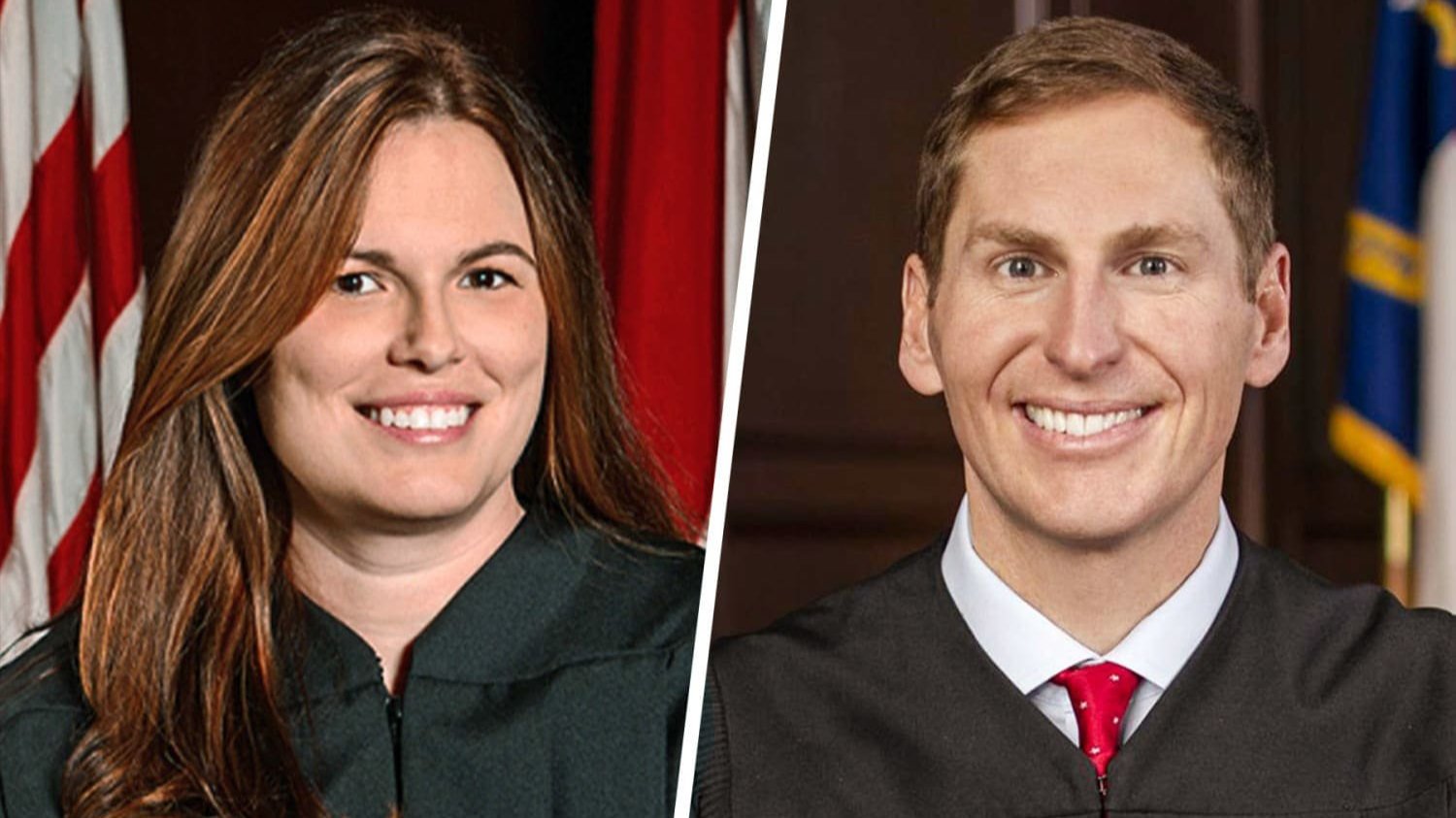 A photo of the two Supreme Court justices