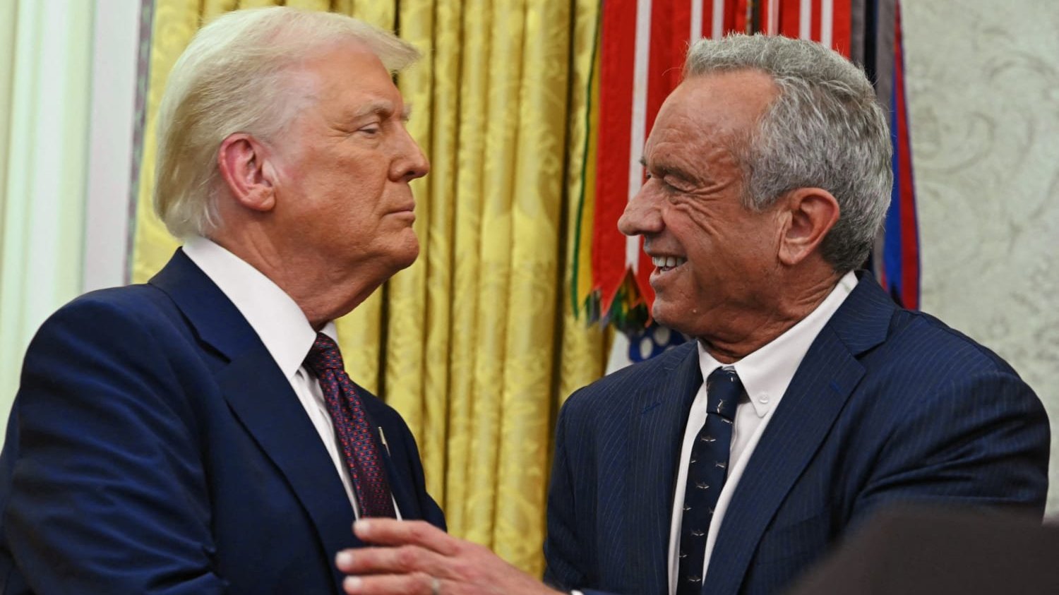 A photo of Trump and RFK
