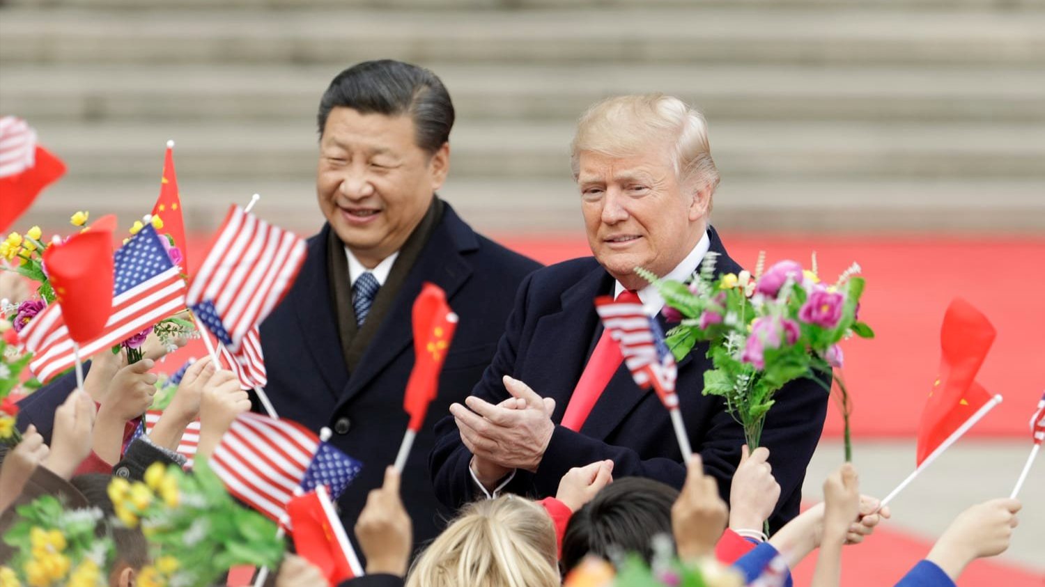 Xi Jinping and Donald Trump