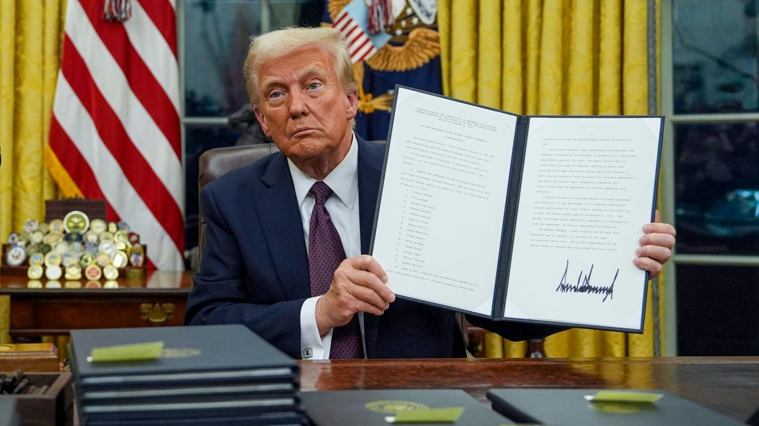 A photo of Trump