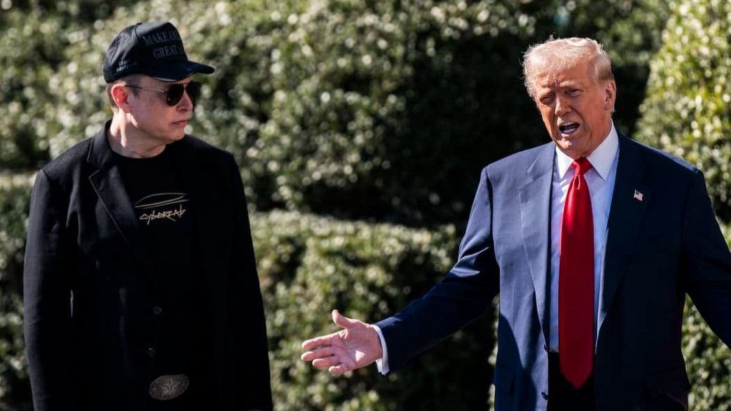 Elon Musk and Donald Trump.