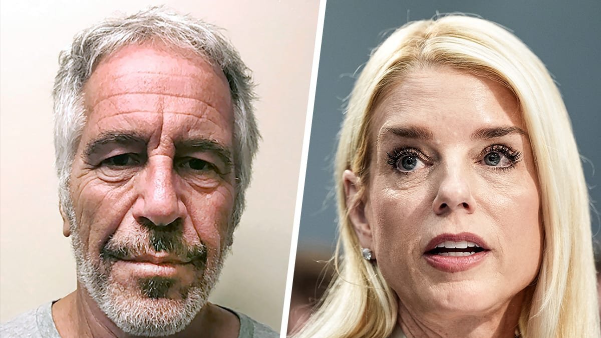 Jeffrey Epstein and Pam Bondi