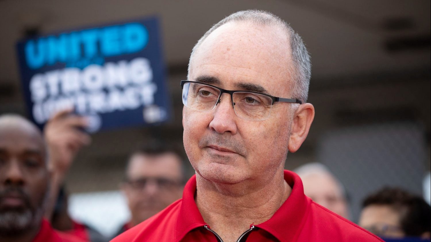 UAW President Shawn Fawn.