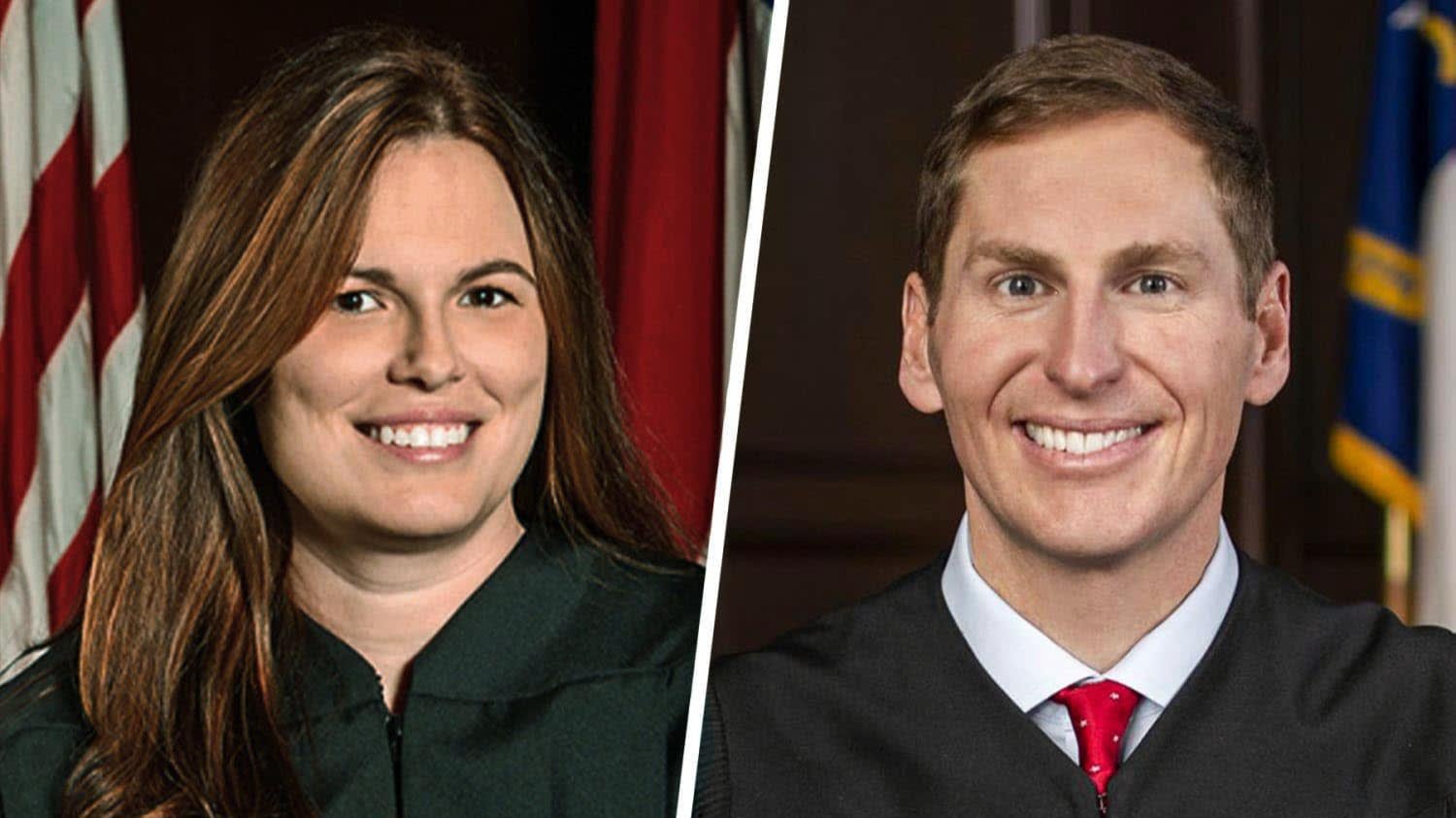 A composite photo of Griffin and Riggs