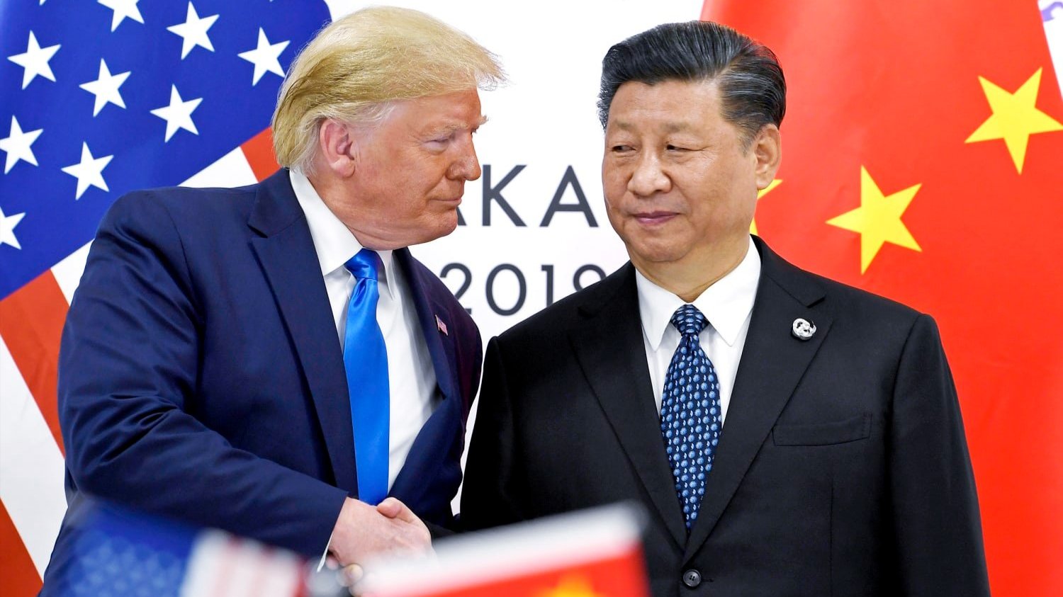A photo of Trump and Xi