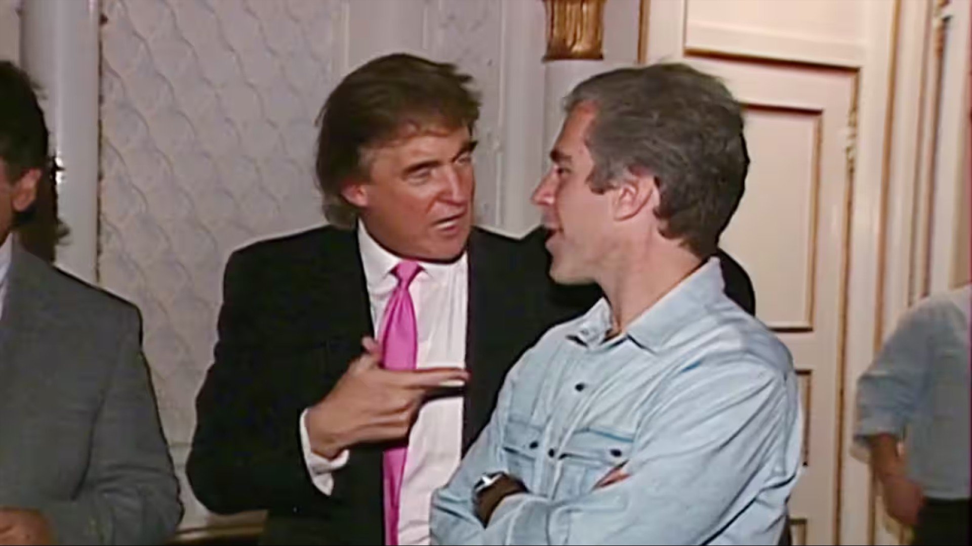 Donald Trump and Jeffery Epstein 