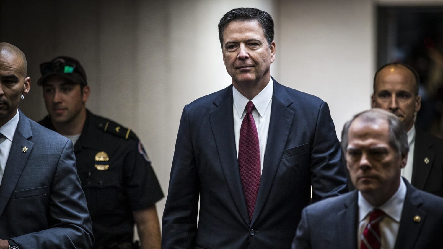 A photo of Comey