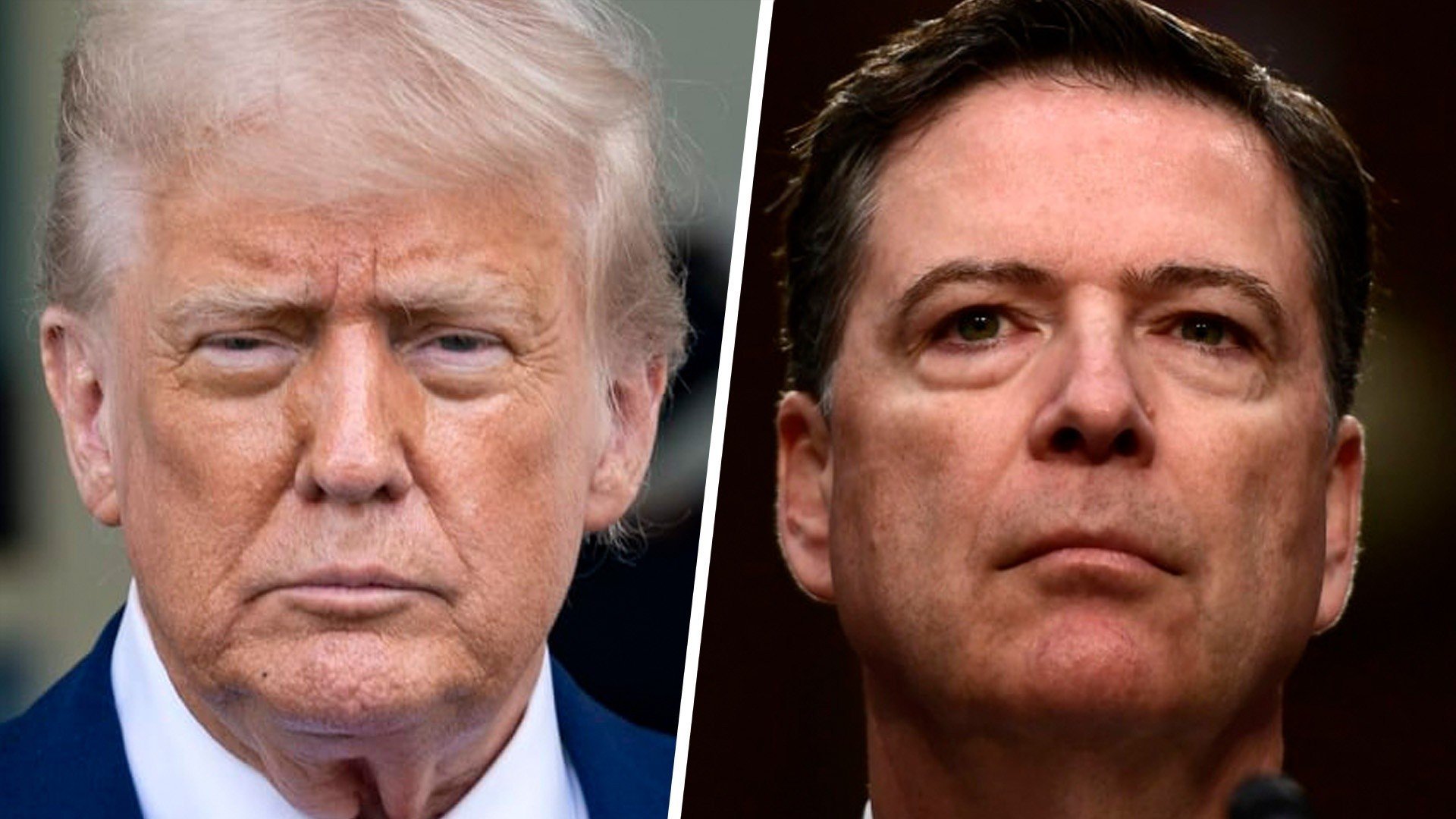President Trump and James Comey.