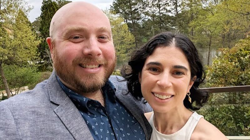 The author and her husband, Kurt Beyer.