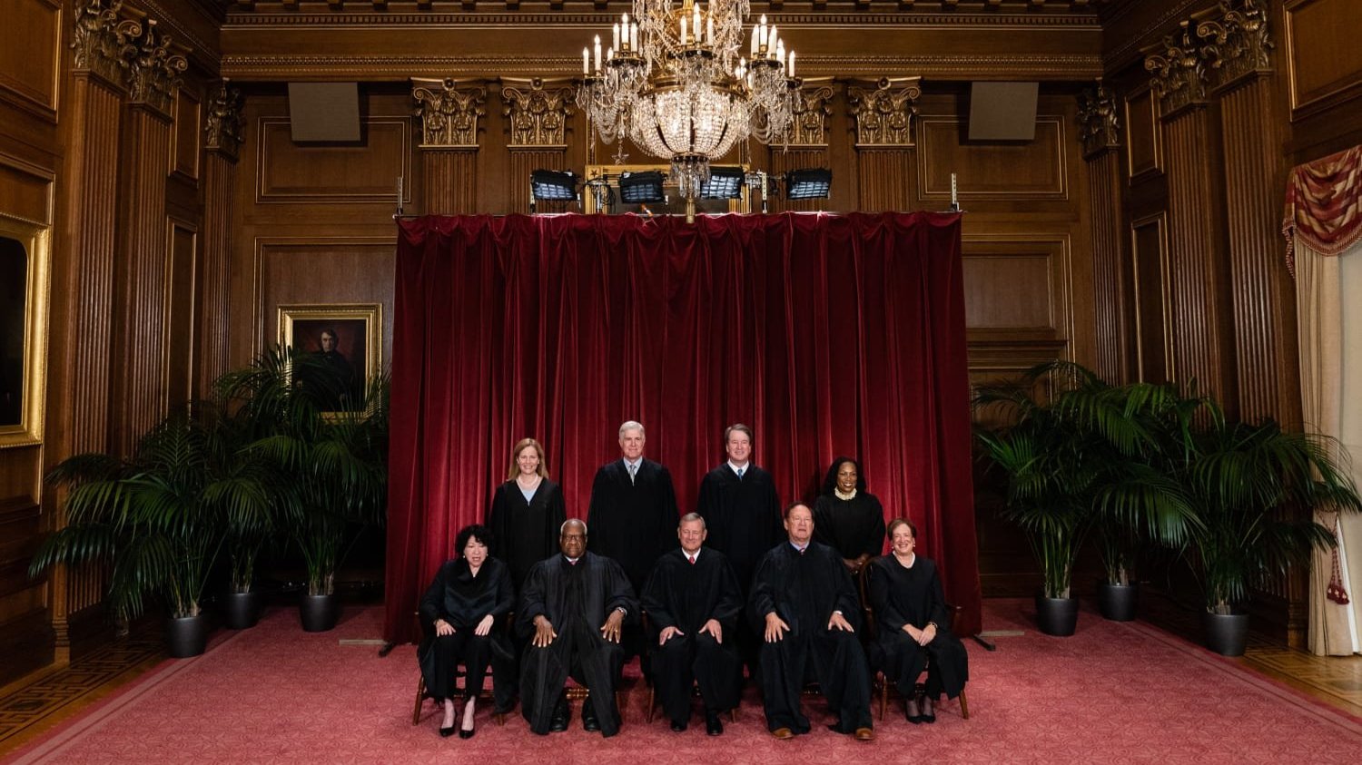 The Supreme Court justices 