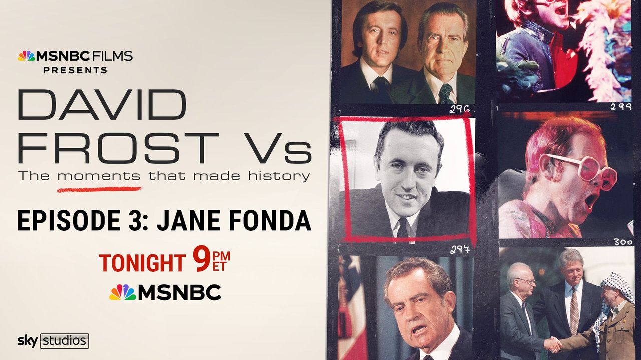 Graphic promoting MSNBC Films' ''David Frost Vs.''