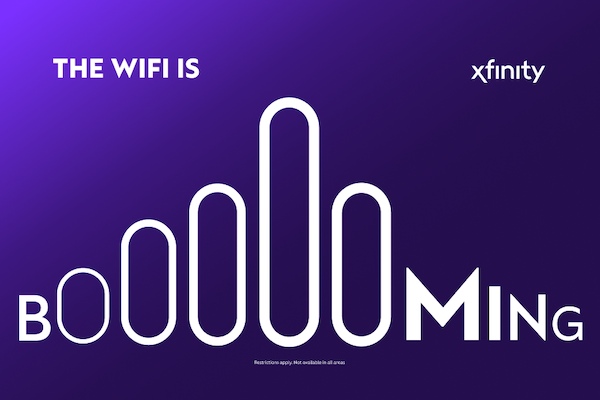 Graphic promoting Xfinity.