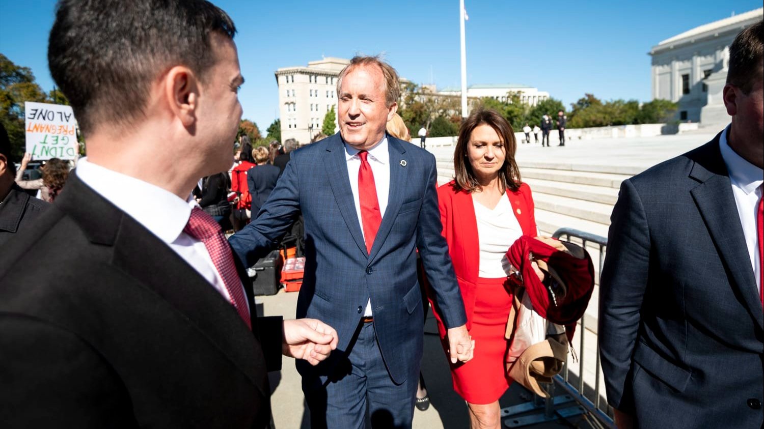 Texas State Sen. Angela Paxton and Attorney General Ken Paxton