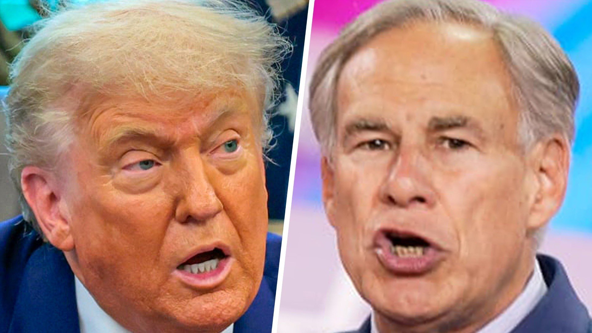 Trump and Texas Gov. Abbott 