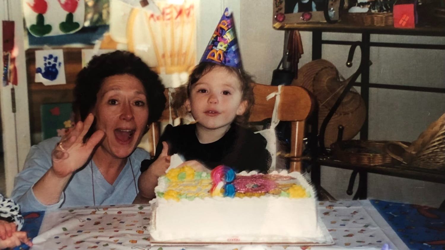A photo of the author and her mother.