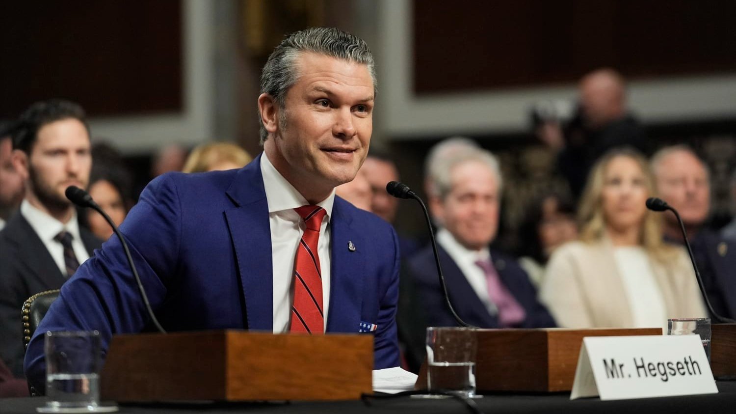 A photo of Hegseth