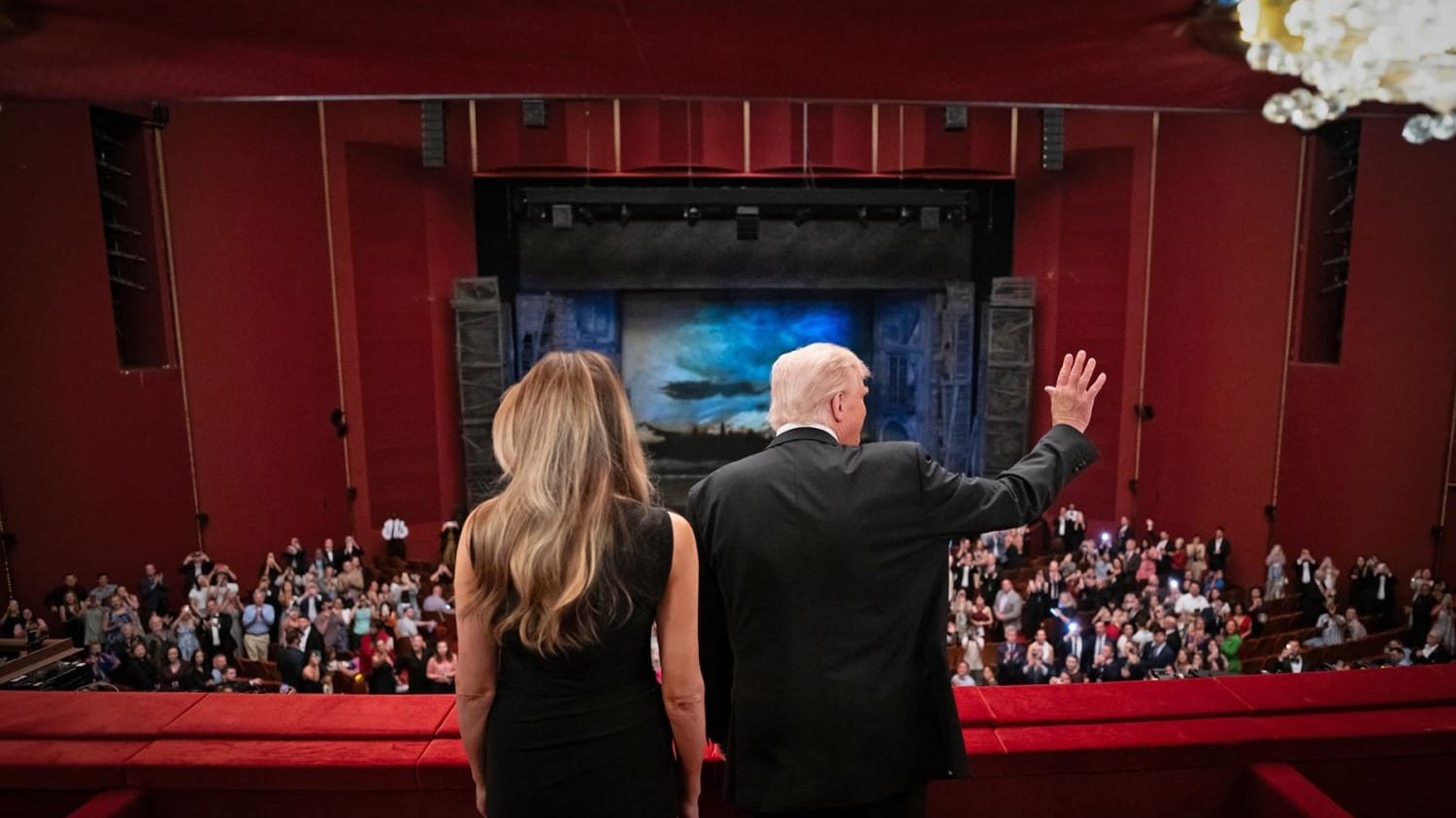   President Trump and first lady Melania Trump