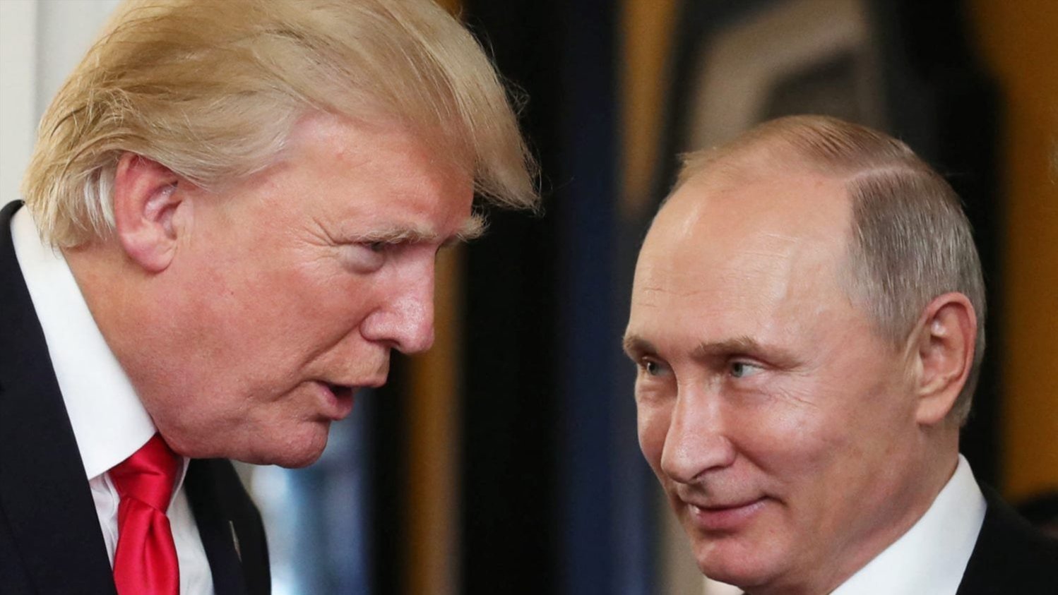 Trump with Putin.