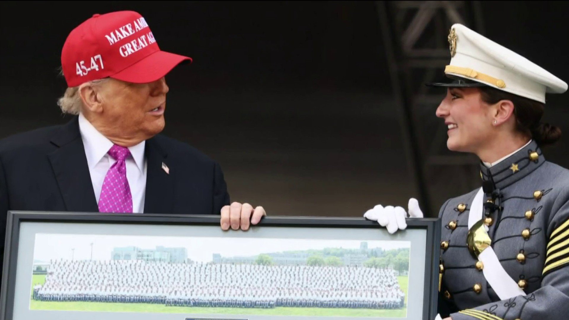 Donald Trump at West Point