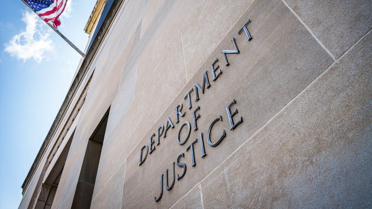 A photo of the Department of Justice