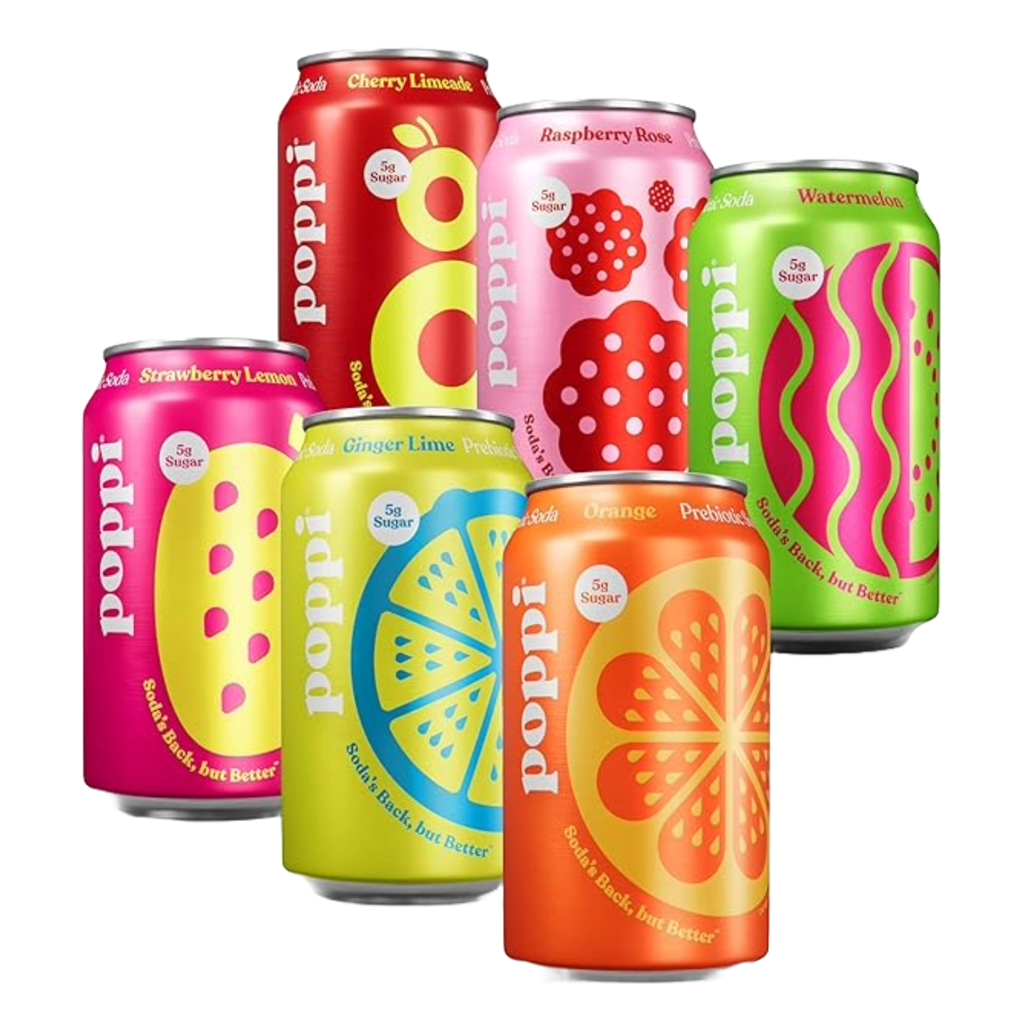 Poppi Sparkling Prebiotic Soda, 12 Pack