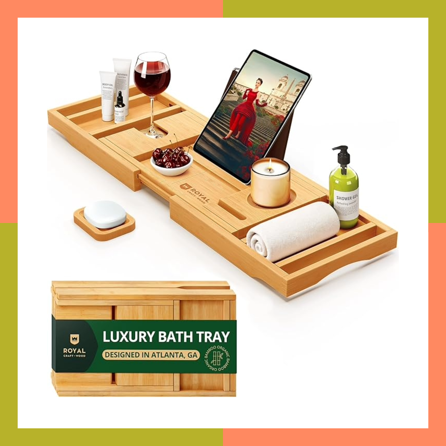 Bathtub Caddy Tray