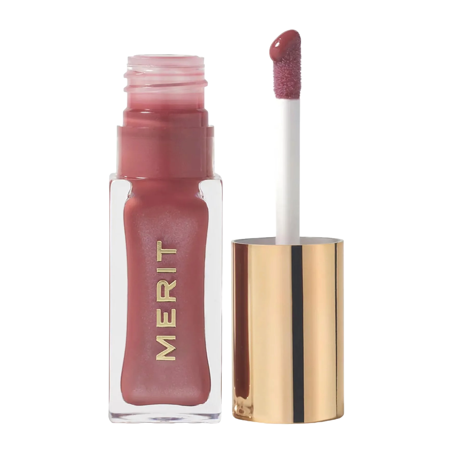 Merit Shade Slick Lip Sheen in Twin Set