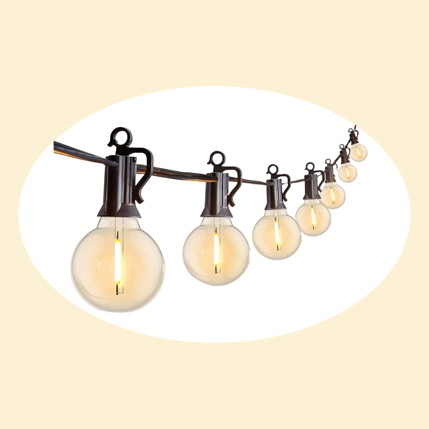 Brightown Outdoor String Lights, 25 Feet
