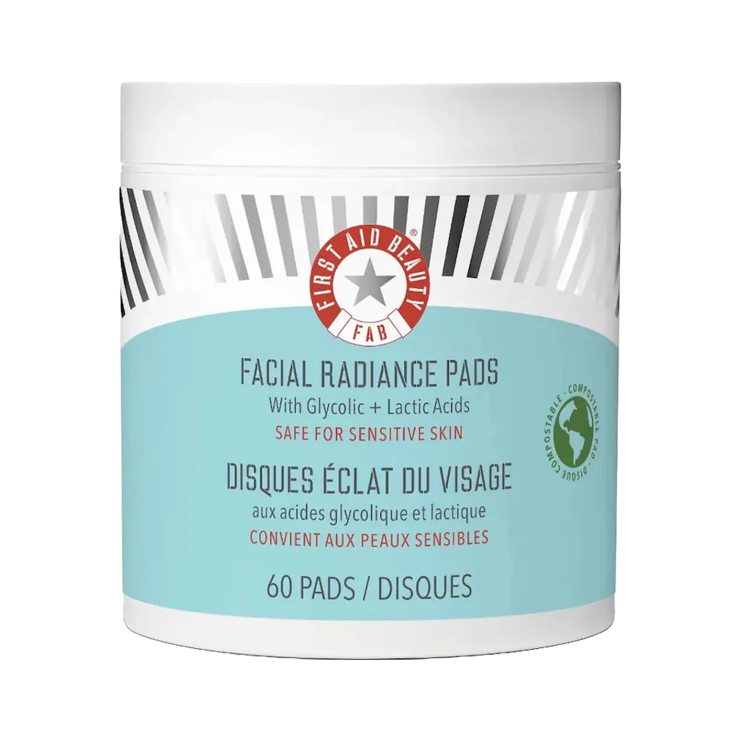 First Aid Beauty Facial Radiance Pads With Glycolic + Lactic Acids