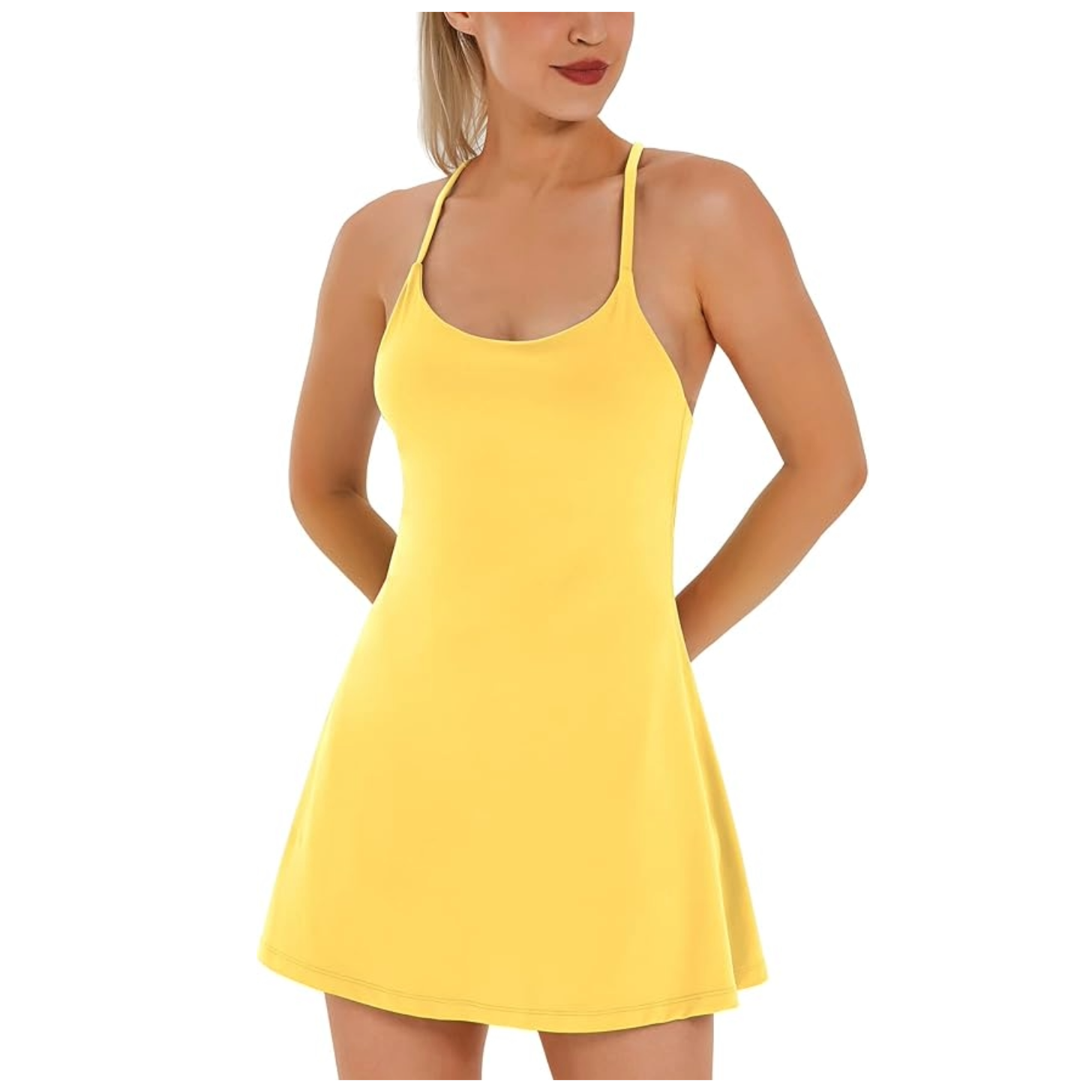 Workout Dress With Built-In Shorts