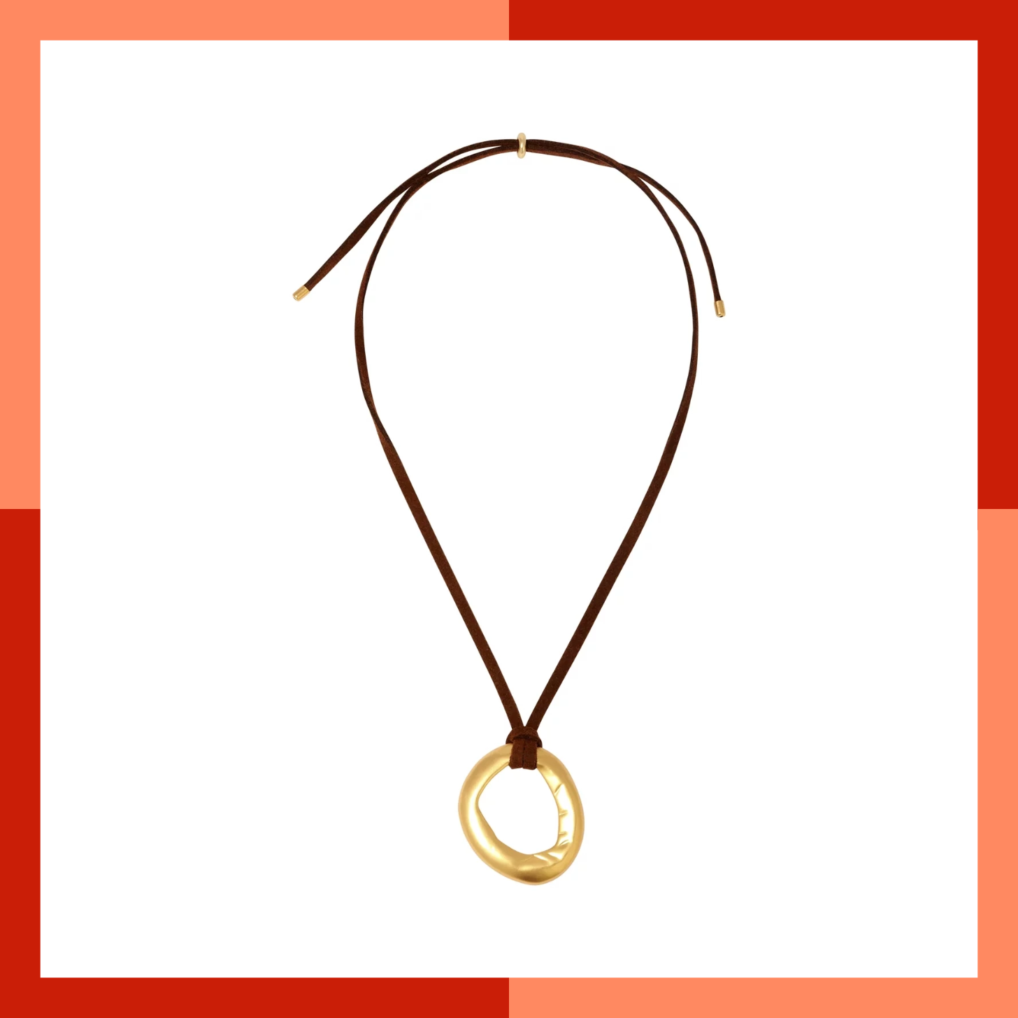 Heaven Mayhem Brown Mini Necklace