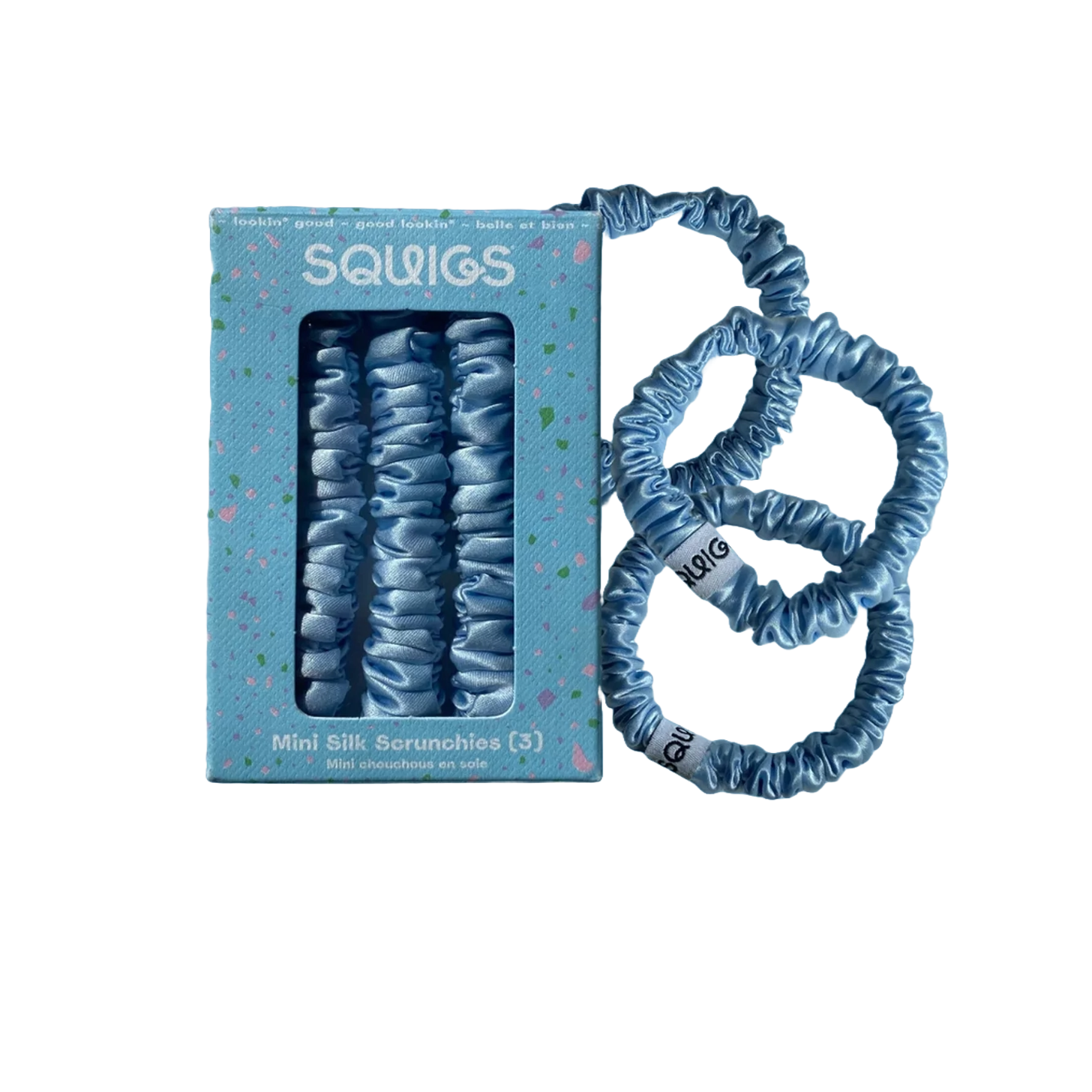 Squigs Mini Silk Scrunchies