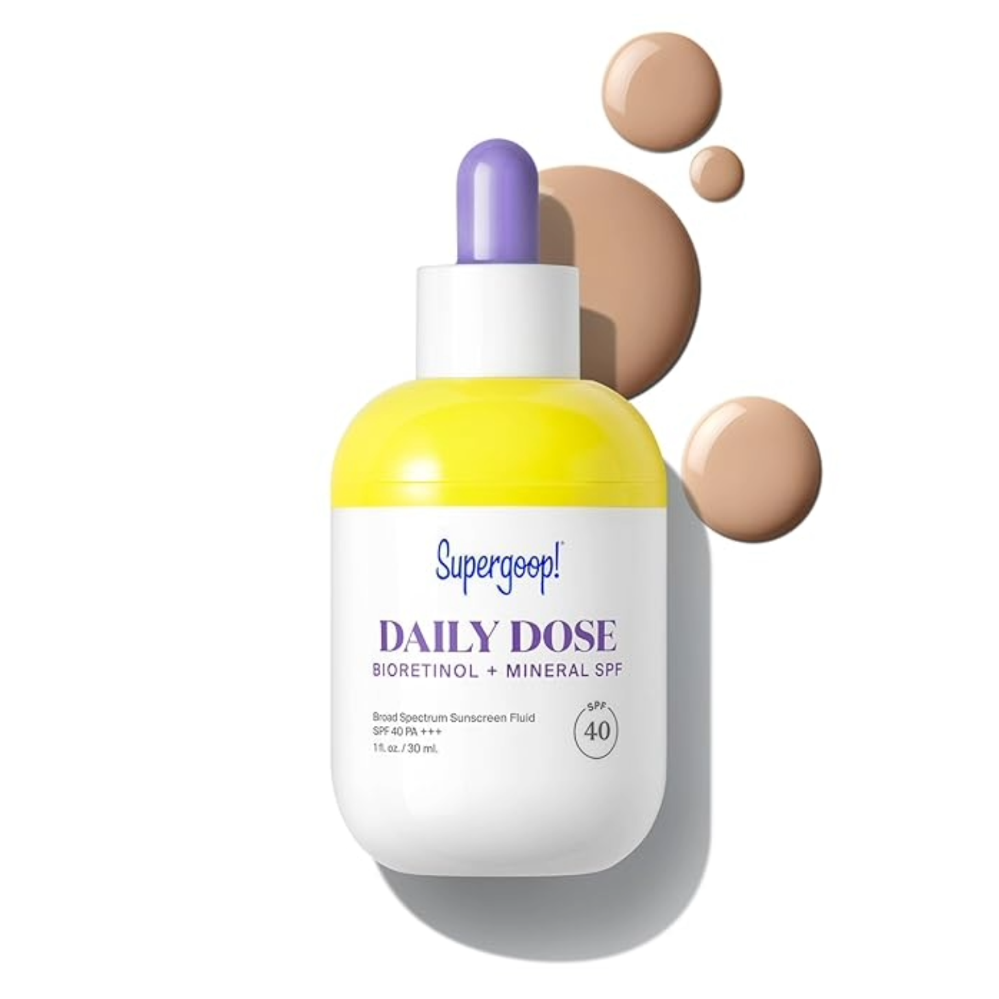 Supergoop Daily Dose Bioretinol + Mineral SPF 40 with Bakuchiol