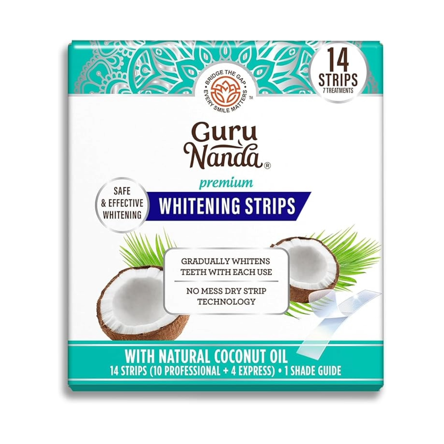 GuruNanda Teeth Whitening Strips