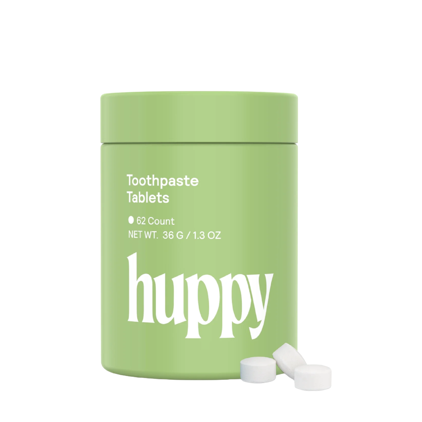 Huppy n-HA Toothpaste Tablets with Tin